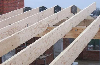 Стропильная система из ЛВЛ-бруса_1