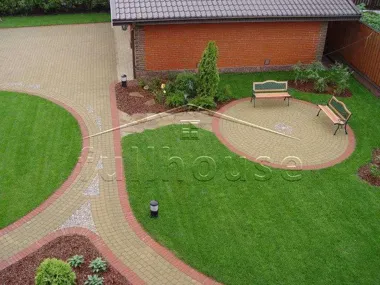 Мощение тротуарной плиткой и цена_6