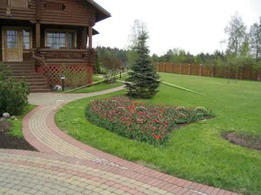 Мощение тротуарной плиткой и цена_11