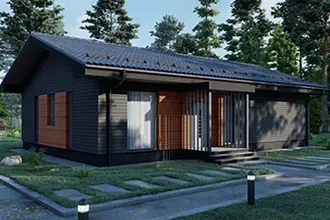 1-этажный дом с сауной DOMaXX Sana 116,5м2