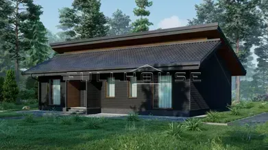 Одноэтажный дом с 4 спальнями проект OUTlander