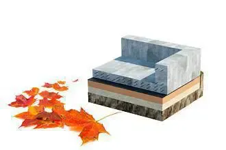 Фундамент осенью