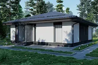 Одноэтажный дом Optimus Prime площадью 116м2