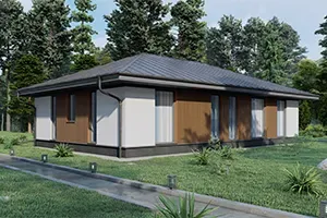 Компактный одноэтажник, где есть все - Hils Master 113м2