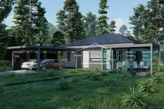 Правила расположения автонавеса и террасы на участке