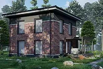 Самый продуманный проект компактного двухэтажника с мастер-спальней