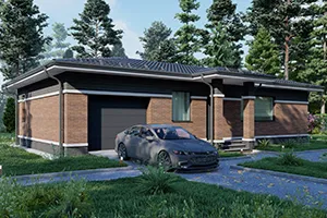 Проект FH-126WG Windows с гаражом