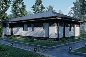 Проект одноэтажника FORus 133м2, где есть все