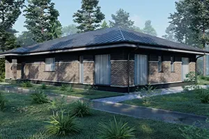 Проект одноэтажника Vizioner 210м2 с 3 мастер-спальнями