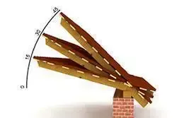 Угол кровли черепицы