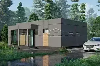 Проект одноэтажного дома из газобетона UNICA площадью 37м2