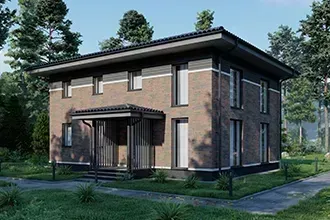 Двухэтажный дом GENau 172,5м2