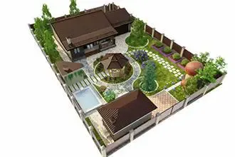 Загородный дом и ландшафт