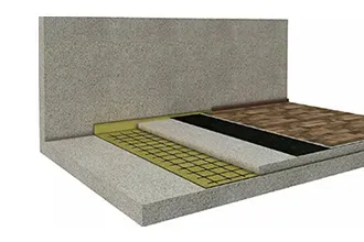 Звукоизолция перекрытий в доме. Технология «плавающего пола».