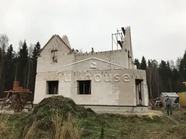 Строительство дома из газобетона по проекту FH-326-17_26