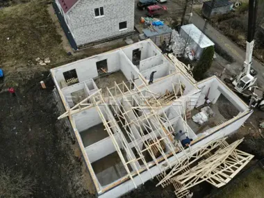 Строительство одноэтажного коттеджа по проекту FH-180_11