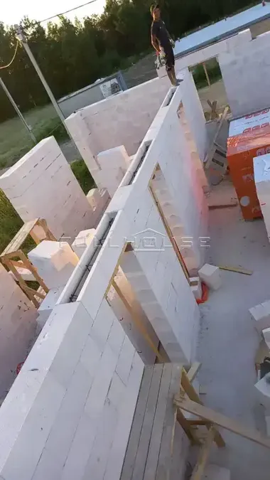 Строительство коттеджа по проекту FH-90F FINestra_25