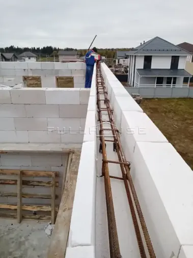 Строительство коттеджа по проекту FH-140V_21