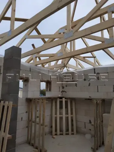 Строительство коттеджа по проекту FH-140V_15