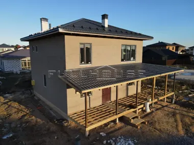 Строительство коттеджа по проекту FH-140V_3