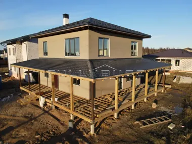 Строительство коттеджа по проекту FH-140V_1