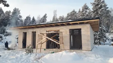 Строительство коттеджа по проекту FH-90 Windows_2