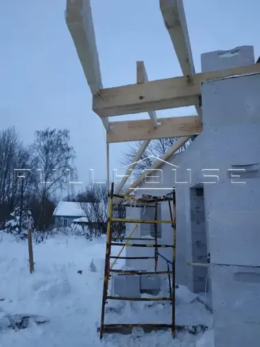 Строительство коттеджа по проекту FH-87N_15