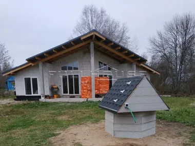 Строительство коттеджа по проекту FH-87N_1