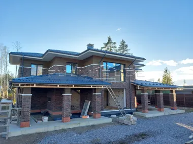 Строительство коттеджа по проекту FH-225MT_8 Строительство коттеджа по проекту FH-225MT_8