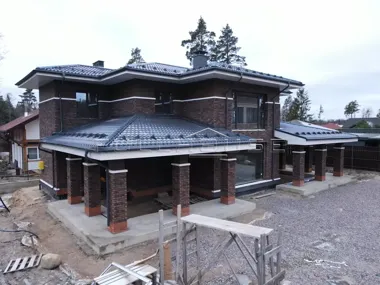 Строительство коттеджа по проекту FH-225MT_2 Строительство коттеджа по проекту FH-225MT_2