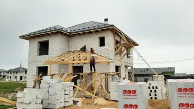 Строительство коттеджа по проекту проекту 61-03_4