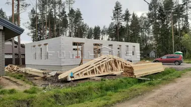 Строительство коттеджа по проекту FH-161RP_19