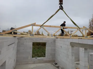 Строительство коттеджа по проекту FH-115 Status 2_11