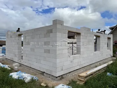 Строительство коттеджа по проекту FH-90WV Windows Villa_9