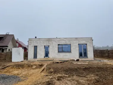 Строительство коттеджа по проекту FH-90WV Windows Villa_1