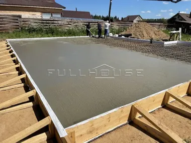 Строительство коттеджа по проекту FH-90WV Windows Villa_14