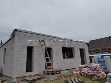 Строительство коттеджа по проекту FH-90WV Windows Villa_4