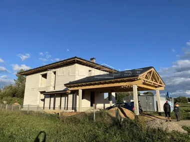 Строительство коттеджа по проекту FH-184RCH_25