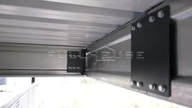 Строительство автонавеса и хозблока по проекту UNiT FH-4_15