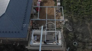 Строительство автонавеса и хозблока по проекту UNiT FH-4_8