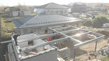 Строительство автонавеса и хозблока по проекту UNiT FH-4_7