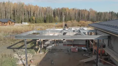 Строительство автонавеса и хозблока по проекту UNiT FH-4_10