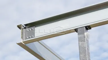 Строительство автонавеса и хозблока по проекту UNiT FH-4_20