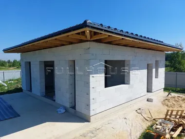 Строительство коттеджа по проекту FH-70K KVADRO_9