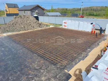 Строительство коттеджа по проекту FH-70K KVADRO_17