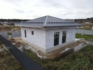 Строительство коттеджа по проекту FH-70K KVADRO_4