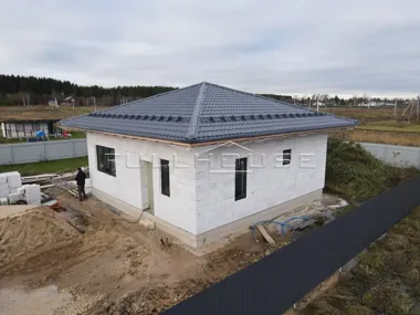 Строительство коттеджа по проекту FH-70K KVADRO_3