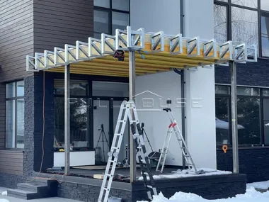 Строительство террасы по проекту FH-4 Unit_12