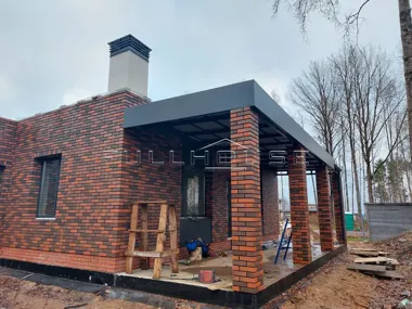 Строительство террасы и автонавеса по проекту UNiT FH-4_2