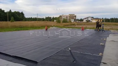 Строительство коттеджа по проекту FH-90WV Windows Villa_21